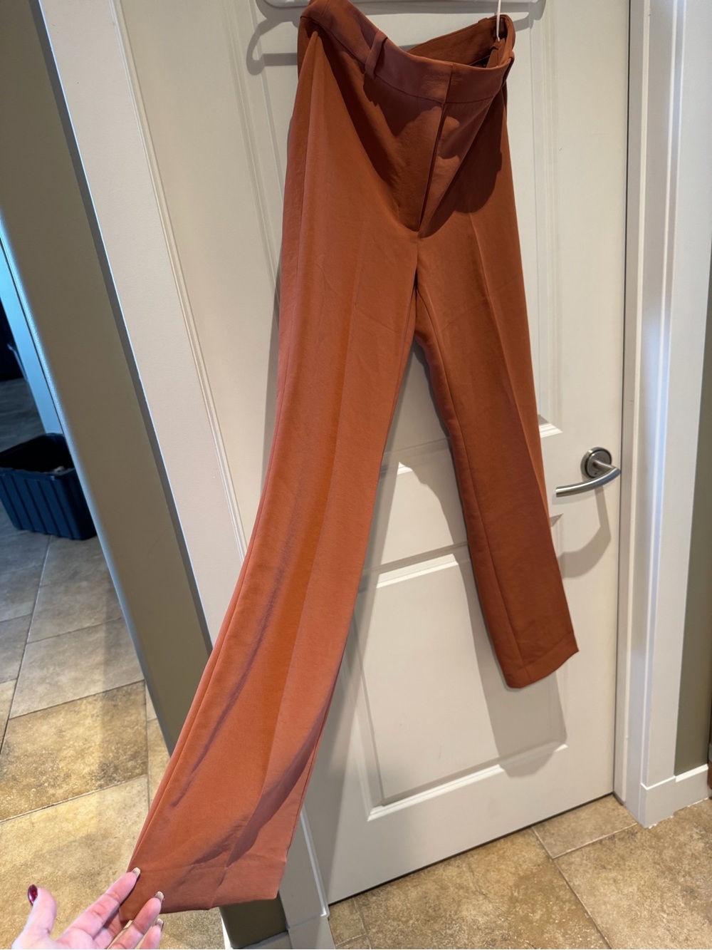 Wilfred Rust Straight-Leg Pants - Picture 3 of 6